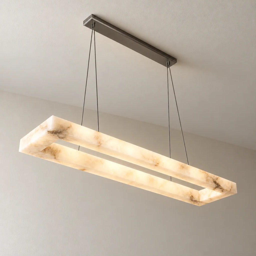 Alabaster Collection | Modern Chandelier Light with Integrated LED | IP65 Rated for Indoor and Outdoor Elegance 1