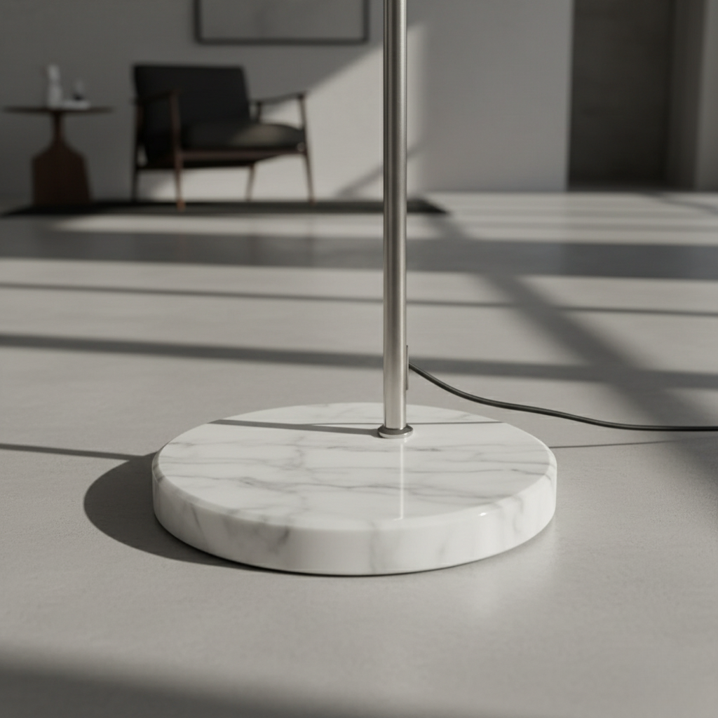 Arc Floor Lamp | Modern Dome Shade with Adjustable Height | Stylish Lighting for Cozy Living Spaces 5