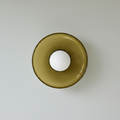 Artistic Sconces | Mid-Century Modern Wall Sconce Light with Dual-Layered Illumination | Elegant Glass Design for Stylish Ambiance 0