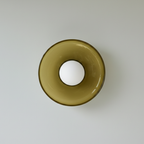 Artistic Sconces | Mid-Century Modern Wall Sconce Light with Dual-Layered Illumination | Elegant Glass Design for Stylish Ambiance 0