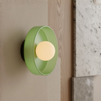 Artistic Sconces | Mid-Century Modern Wall Sconce Light with Dual-Layered Illumination | Elegant Glass Design for Stylish Ambiance 10