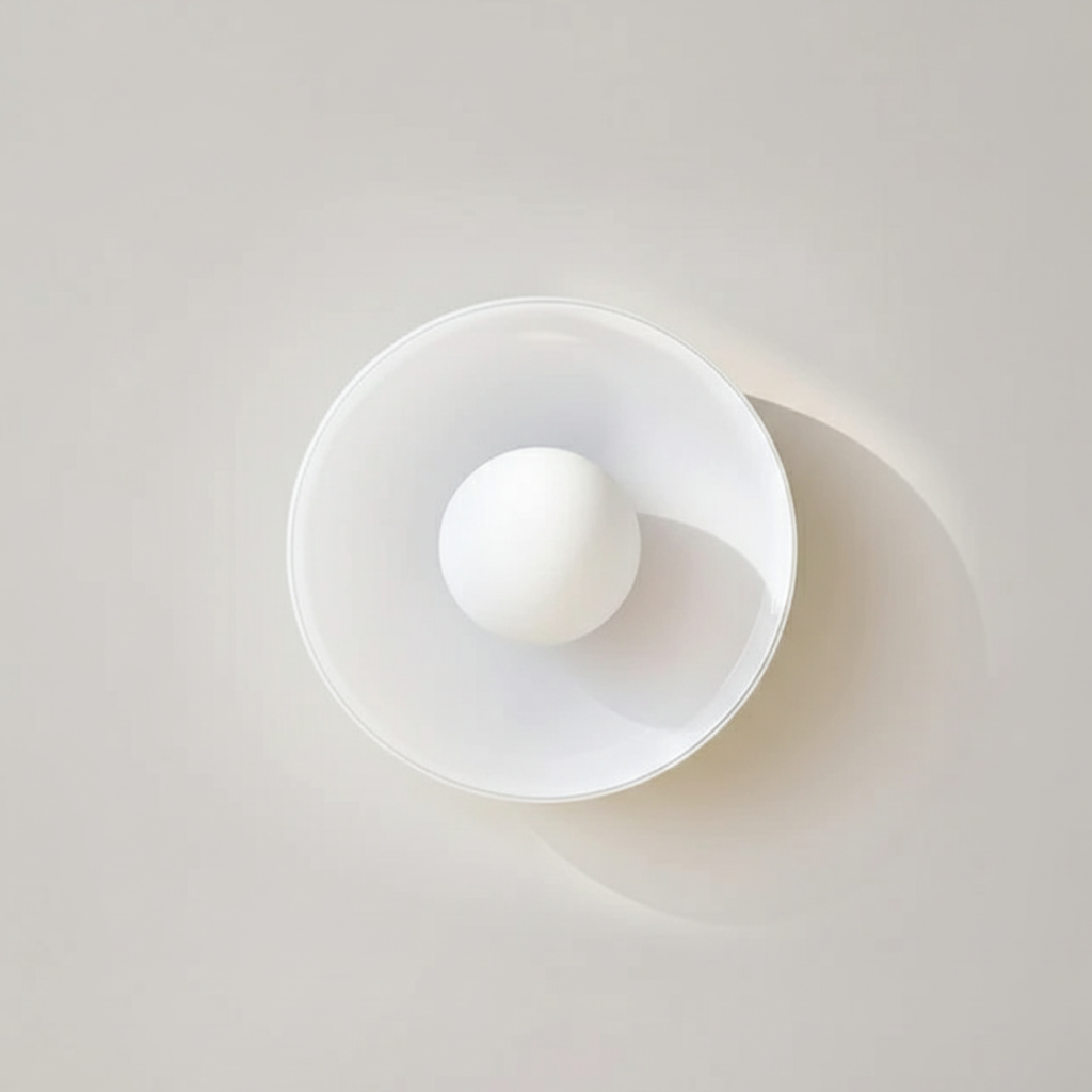 Artistic Sconces | Mid-Century Modern Wall Sconce Light with Dual-Layered Illumination | Elegant Glass Design for Stylish Ambiance 11