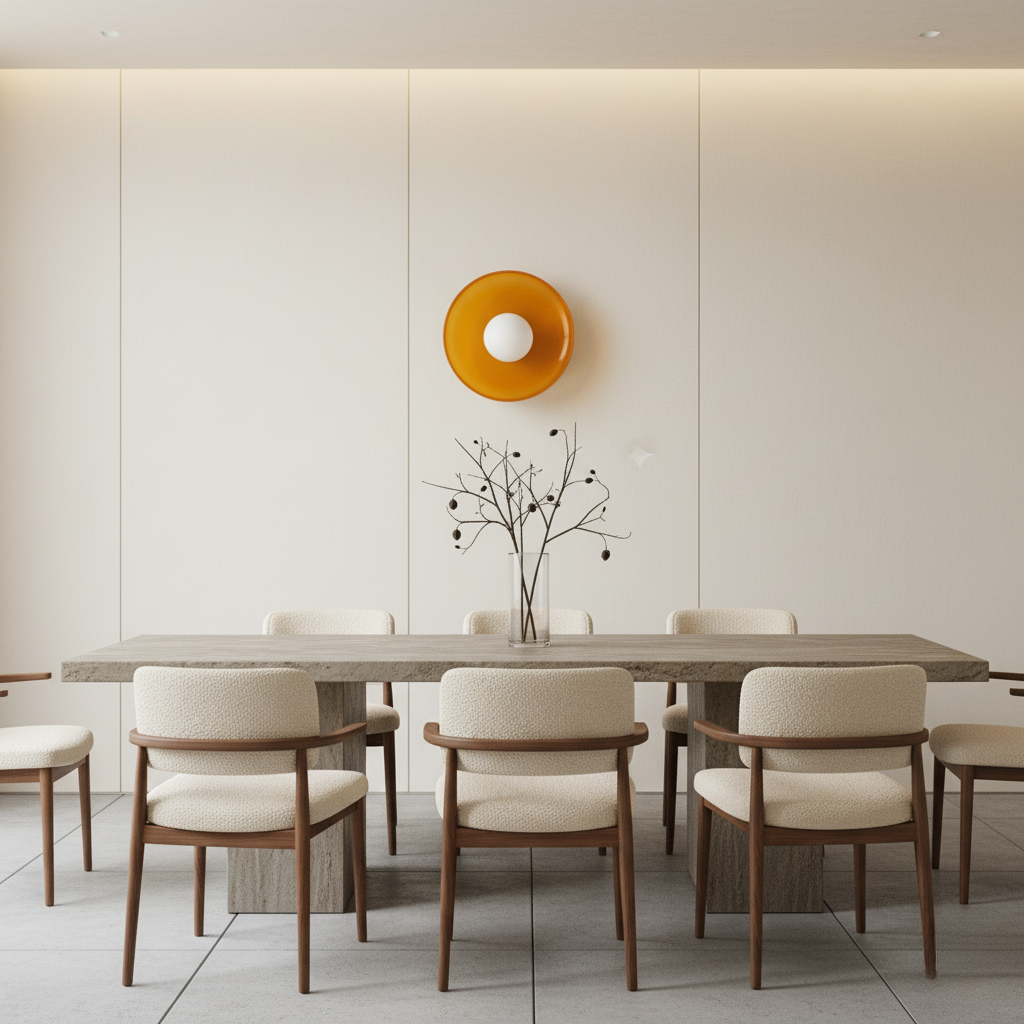 Artistic Sconces | Mid-Century Modern Wall Sconce Light with Dual-Layered Illumination | Elegant Glass Design for Stylish Ambiance 5