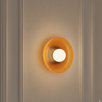 Artistic Sconces | Mid-Century Modern Wall Sconce Light with Dual-Layered Illumination | Elegant Glass Design for Stylish Ambiance 9