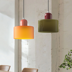 Bauhaus Collection | Glass Pendant Light with Adjustable Height | Modern Kitchen Pendant Lighting for Elegant Illumination 1