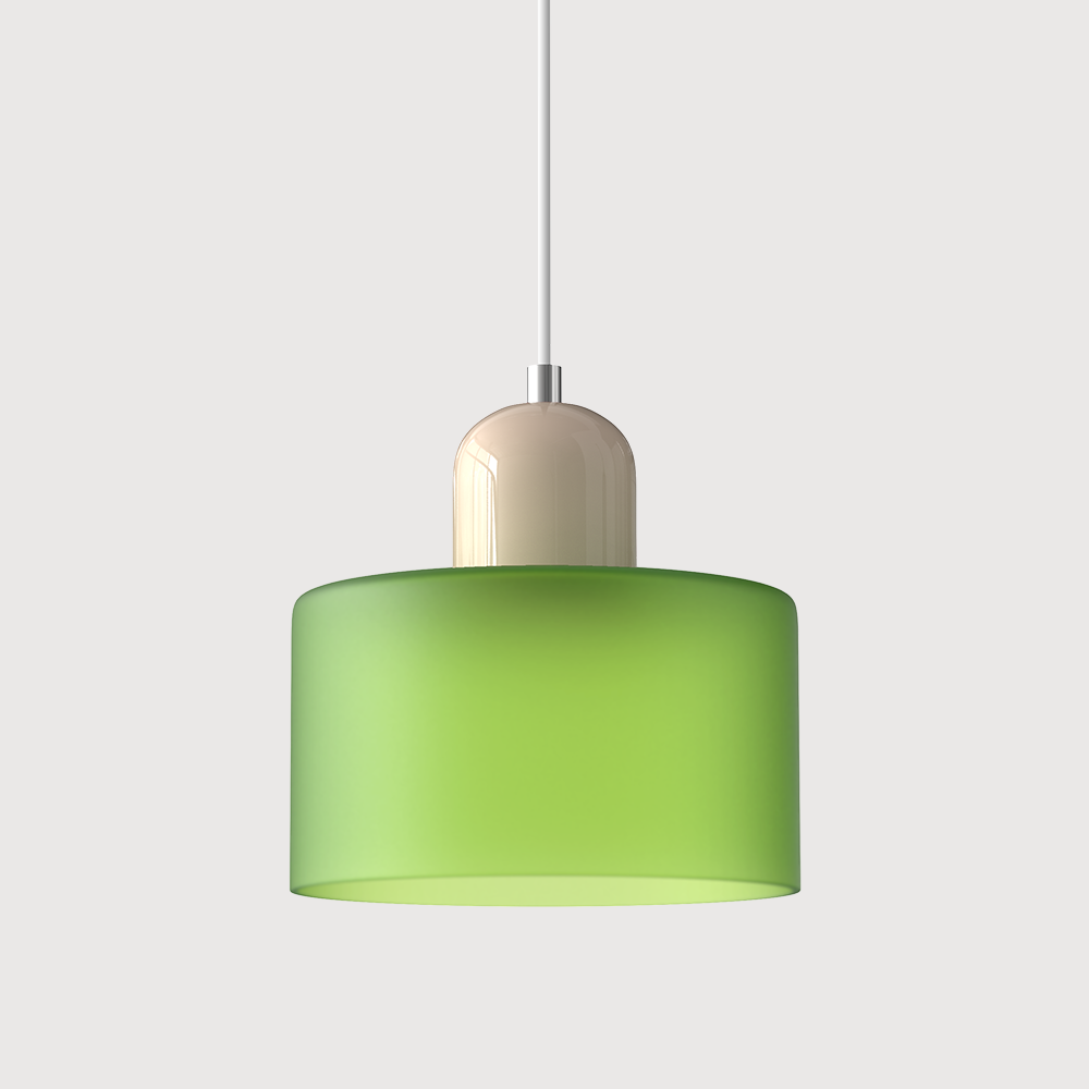 Bauhaus Collection | Glass Pendant Light with Adjustable Height | Modern Kitchen Pendant Lighting for Elegant Illumination 10