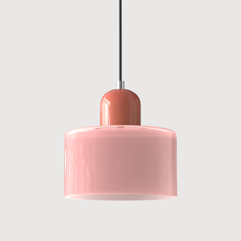 Bauhaus Collection | Glass Pendant Light with Adjustable Height | Modern Kitchen Pendant Lighting for Elegant Illumination 12