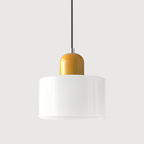 Bauhaus Collection | Glass Pendant Light with Adjustable Height | Modern Kitchen Pendant Lighting for Elegant Illumination 14