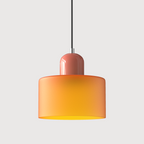 Bauhaus Collection | Glass Pendant Light with Adjustable Height | Modern Kitchen Pendant Lighting for Elegant Illumination 15