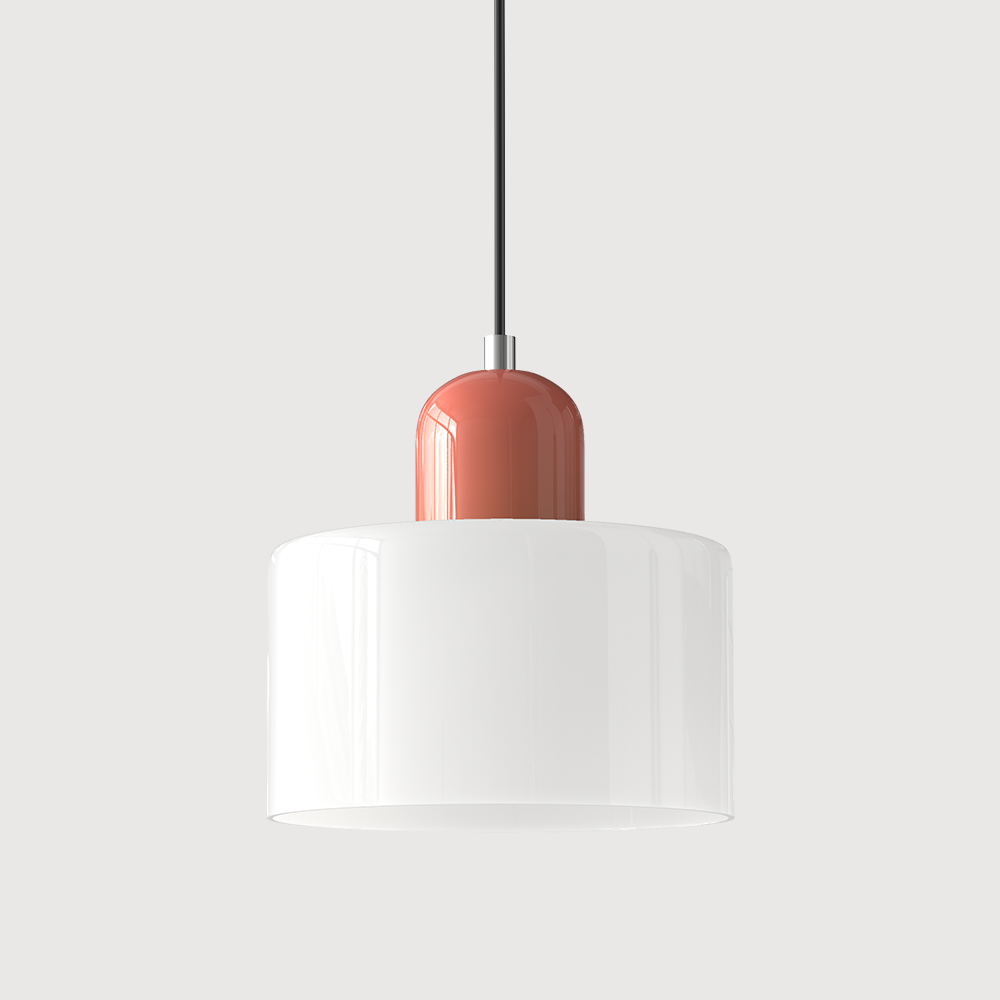 Bauhaus Collection | Glass Pendant Light with Adjustable Height | Modern Kitchen Pendant Lighting for Elegant Illumination 16