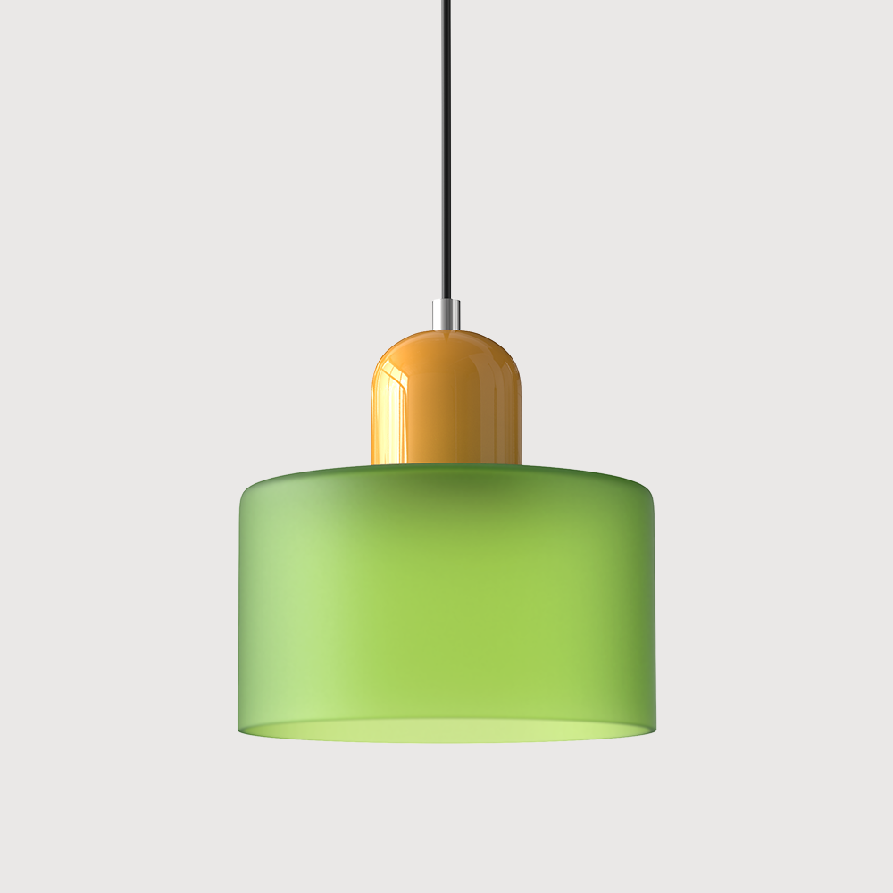 Bauhaus Collection | Glass Pendant Light with Adjustable Height | Modern Kitchen Pendant Lighting for Elegant Illumination 17