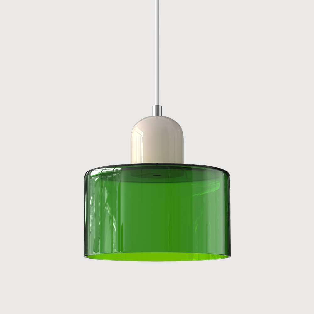Bauhaus Collection | Glass Pendant Light with Adjustable Height | Modern Kitchen Pendant Lighting for Elegant Illumination 19