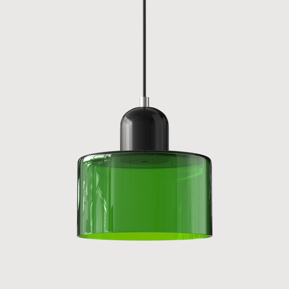 Bauhaus Collection | Glass Pendant Light with Adjustable Height | Modern Kitchen Pendant Lighting for Elegant Illumination 20