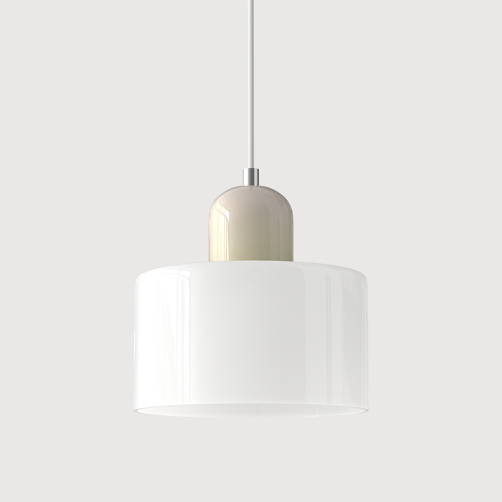 Bauhaus Collection | Glass Pendant Light with Adjustable Height | Modern Kitchen Pendant Lighting for Elegant Illumination 21