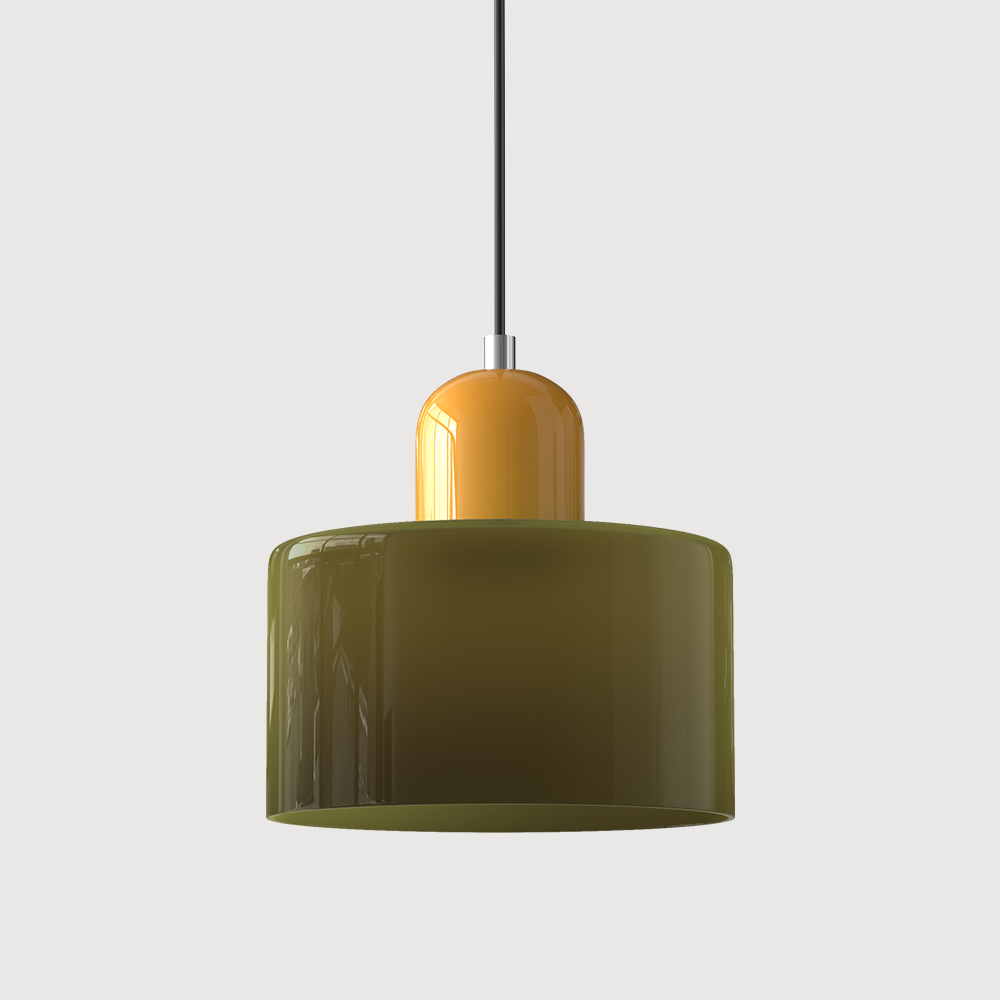 Bauhaus Collection | Glass Pendant Light with Adjustable Height | Modern Kitchen Pendant Lighting for Elegant Illumination 22
