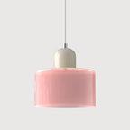 Bauhaus Collection | Glass Pendant Light with Adjustable Height | Modern Kitchen Pendant Lighting for Elegant Illumination 25