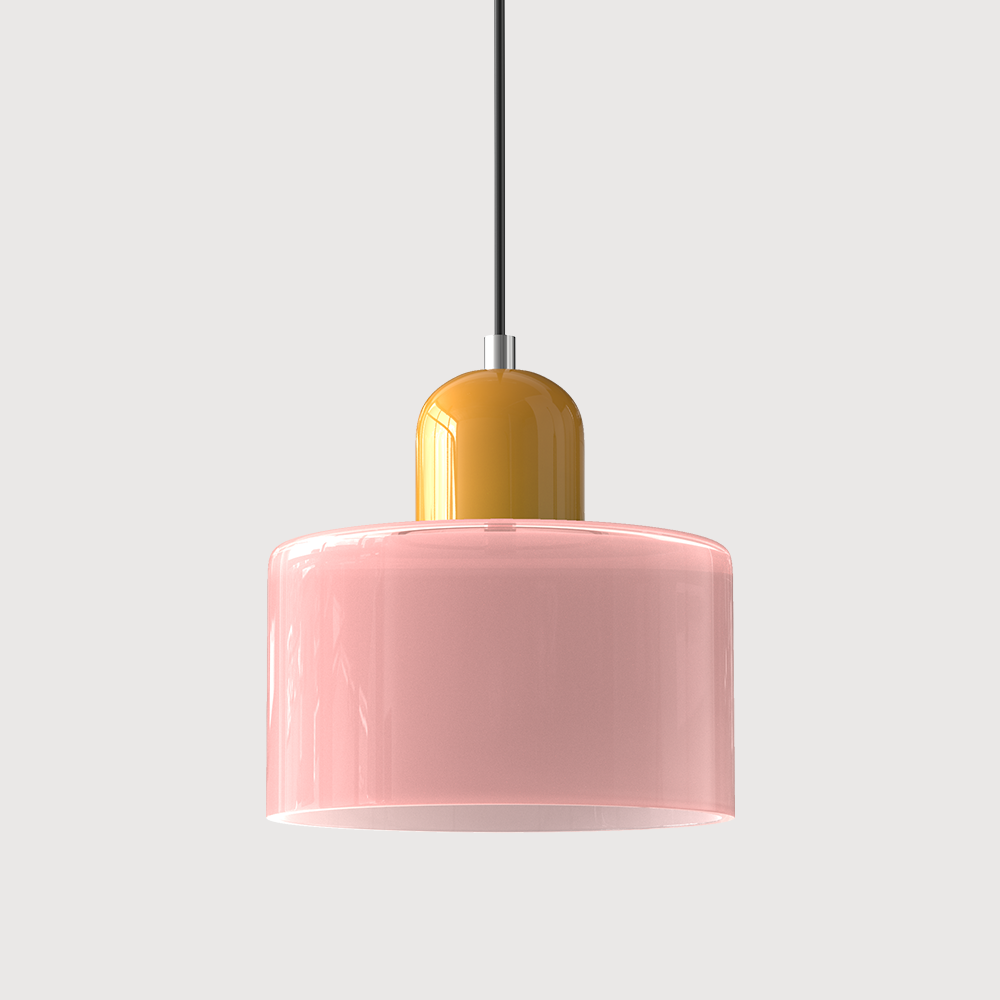 Bauhaus Collection | Glass Pendant Light with Adjustable Height | Modern Kitchen Pendant Lighting for Elegant Illumination 36