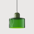 Bauhaus Collection | Glass Pendant Light with Adjustable Height | Modern Kitchen Pendant Lighting for Elegant Illumination 39