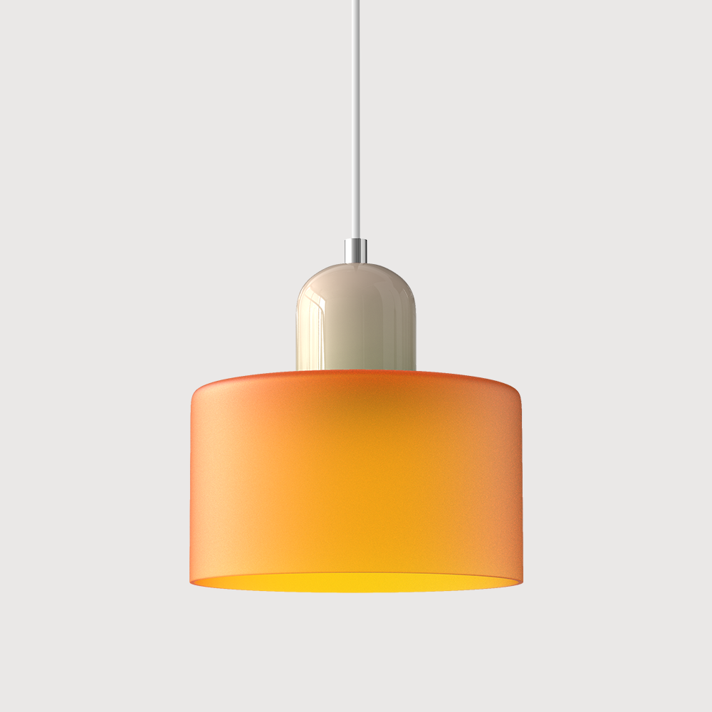 Bauhaus Collection | Glass Pendant Light with Adjustable Height | Modern Kitchen Pendant Lighting for Elegant Illumination 40