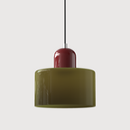 Bauhaus Collection | Glass Pendant Light with Adjustable Height | Modern Kitchen Pendant Lighting for Elegant Illumination 7
