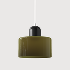Bauhaus Collection | Glass Pendant Light with Adjustable Height | Modern Kitchen Pendant Lighting for Elegant Illumination 8