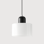 Bauhaus Collection | Glass Pendant Light with Adjustable Height | Modern Kitchen Pendant Lighting for Elegant Illumination 9