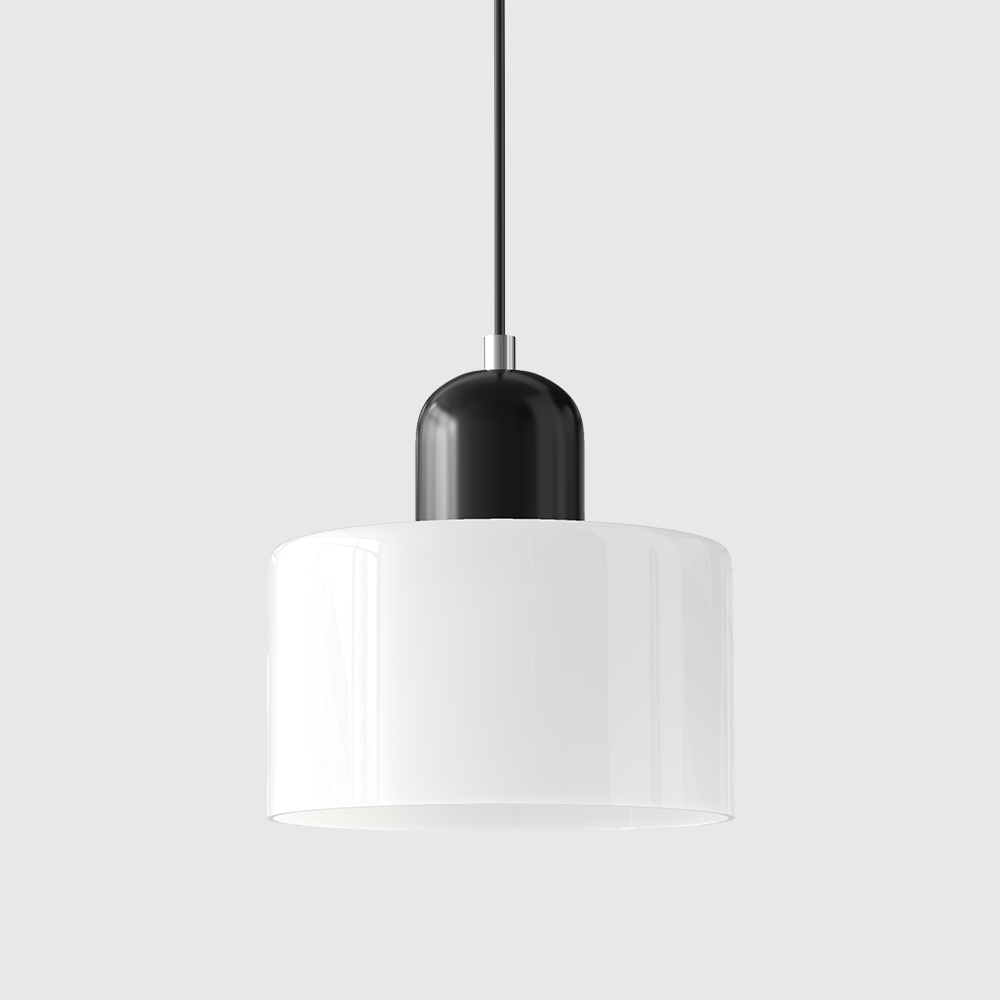 Bauhaus Collection | Glass Pendant Light with Adjustable Height | Modern Kitchen Pendant Lighting for Elegant Illumination 9