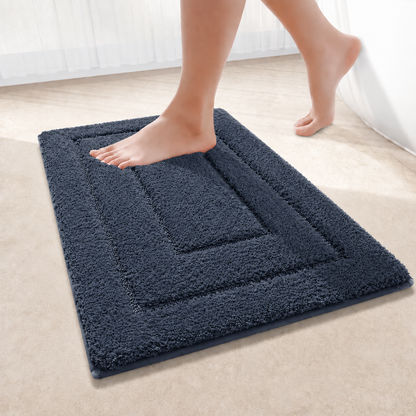 CloudStep | Non-Slip Bath Mat with Ultra-Absorbent Microfiber | Modern Bathroom Rug for Safety and Comfort 0