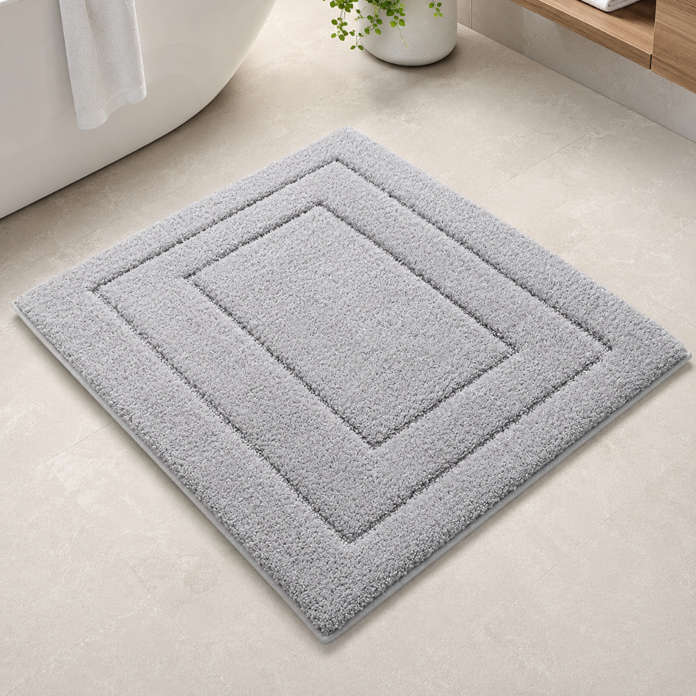 CloudStep | Non-Slip Bath Mat with Ultra-Absorbent Microfiber | Modern Bathroom Rug for Safety and Comfort 13