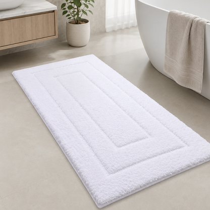 CloudStep | Non-Slip Bath Mat with Ultra-Absorbent Microfiber | Modern Bathroom Rug for Safety and Comfort 14