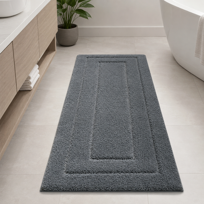 CloudStep | Non-Slip Bath Mat with Ultra-Absorbent Microfiber | Modern Bathroom Rug for Safety and Comfort 17