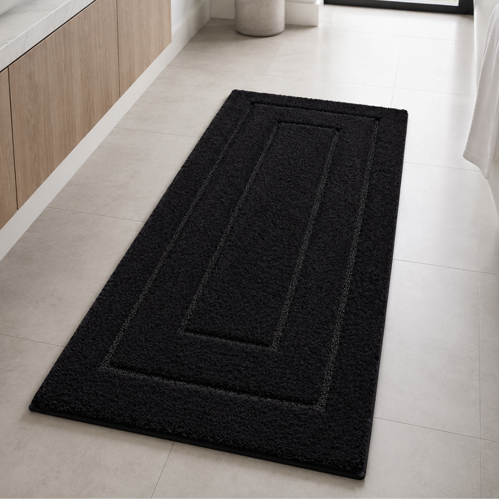 CloudStep | Non-Slip Bath Mat with Ultra-Absorbent Microfiber | Modern Bathroom Rug for Safety and Comfort 19