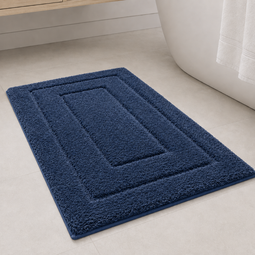 CloudStep | Non-Slip Bath Mat with Ultra-Absorbent Microfiber | Modern Bathroom Rug for Safety and Comfort 2