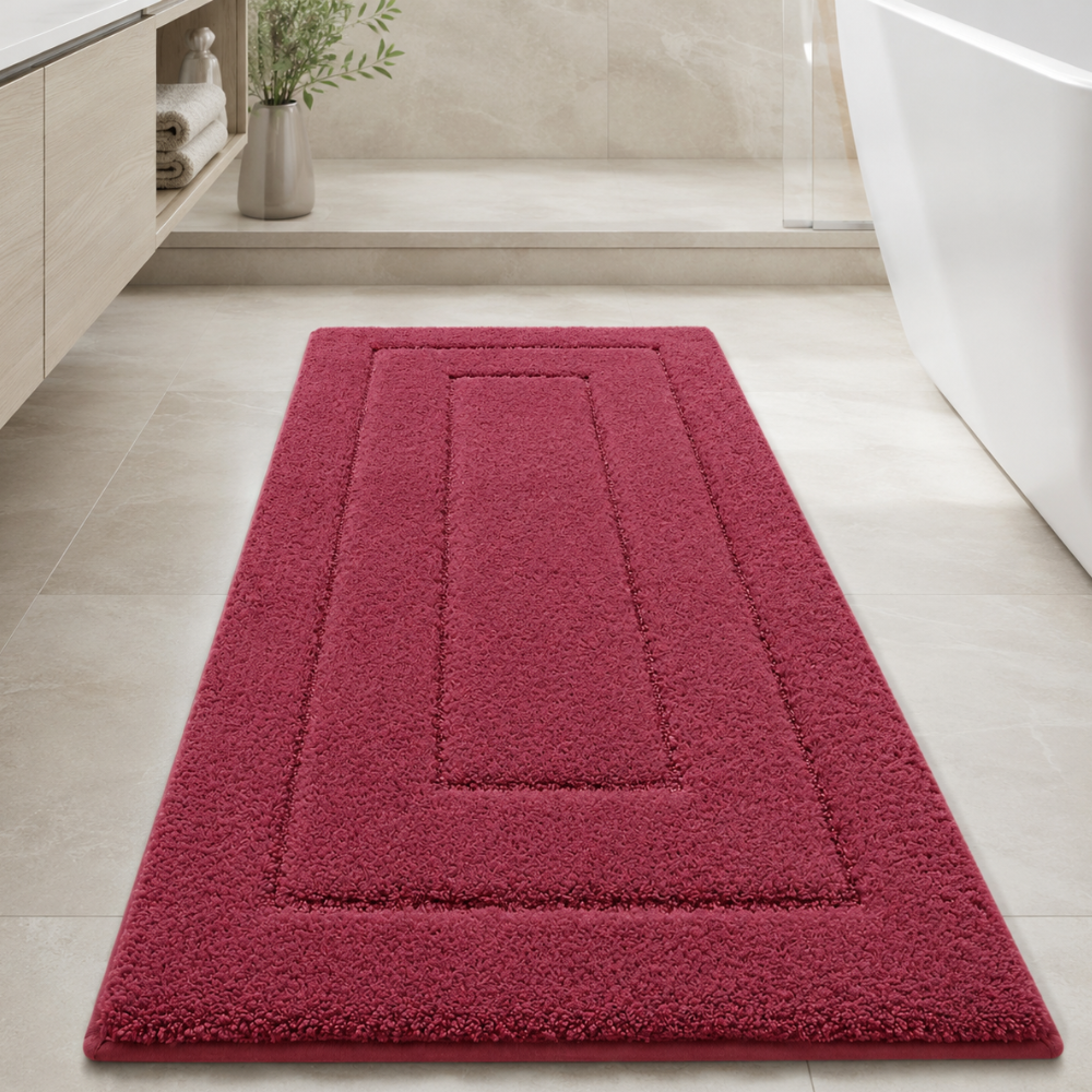 CloudStep | Non-Slip Bath Mat with Ultra-Absorbent Microfiber | Modern Bathroom Rug for Safety and Comfort 24