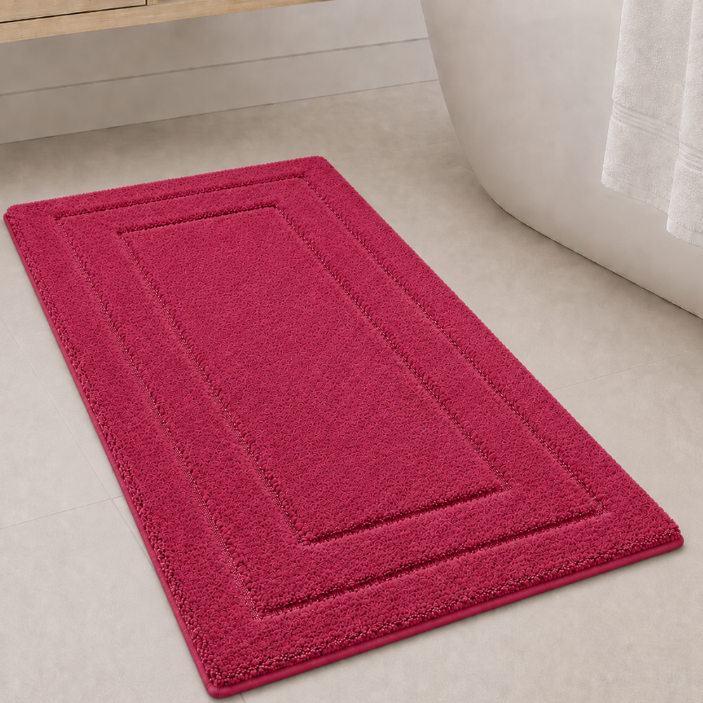CloudStep | Non-Slip Bath Mat with Ultra-Absorbent Microfiber | Modern Bathroom Rug for Safety and Comfort 25
