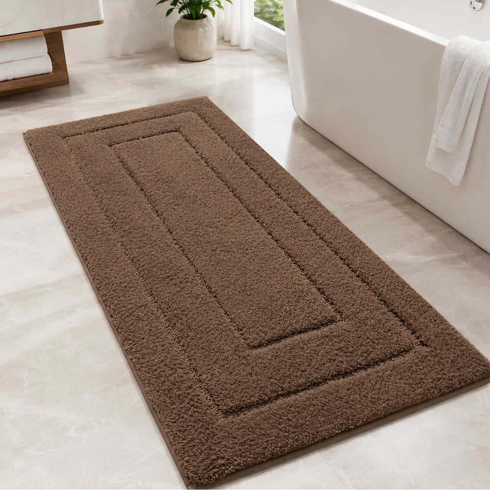 CloudStep | Non-Slip Bath Mat with Ultra-Absorbent Microfiber | Modern Bathroom Rug for Safety and Comfort 27