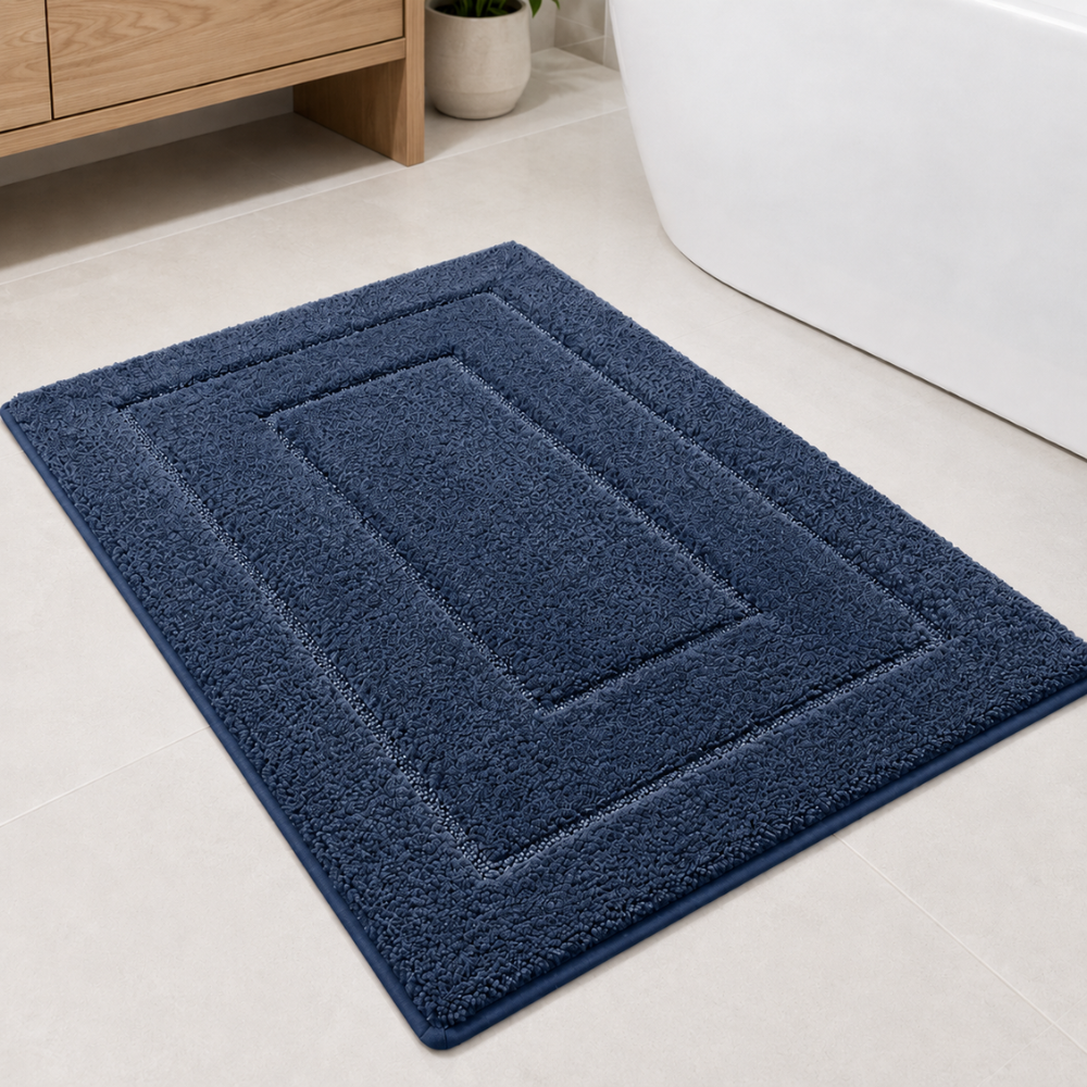 CloudStep | Non-Slip Bath Mat with Ultra-Absorbent Microfiber | Modern Bathroom Rug for Safety and Comfort 3