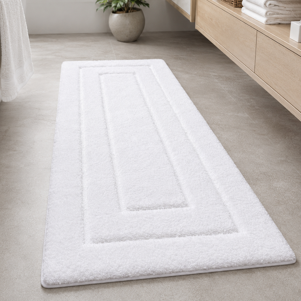 CloudStep | Non-Slip Bath Mat with Ultra-Absorbent Microfiber | Modern Bathroom Rug for Safety and Comfort 32
