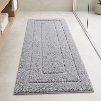 CloudStep | Non-Slip Bath Mat with Ultra-Absorbent Microfiber | Modern Bathroom Rug for Safety and Comfort 33