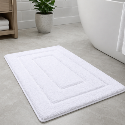 CloudStep | Non-Slip Bath Mat with Ultra-Absorbent Microfiber | Modern Bathroom Rug for Safety and Comfort 35