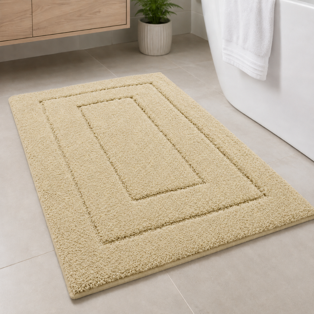 CloudStep | Non-Slip Bath Mat with Ultra-Absorbent Microfiber | Modern Bathroom Rug for Safety and Comfort 38