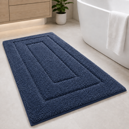 CloudStep | Non-Slip Bath Mat with Ultra-Absorbent Microfiber | Modern Bathroom Rug for Safety and Comfort 4