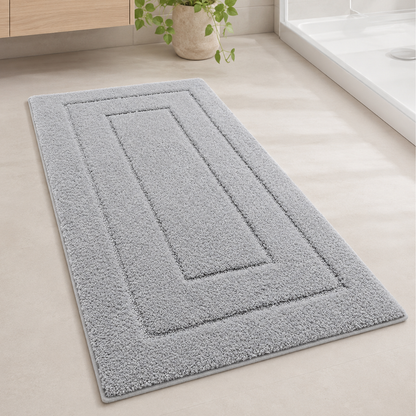 CloudStep | Non-Slip Bath Mat with Ultra-Absorbent Microfiber | Modern Bathroom Rug for Safety and Comfort 42