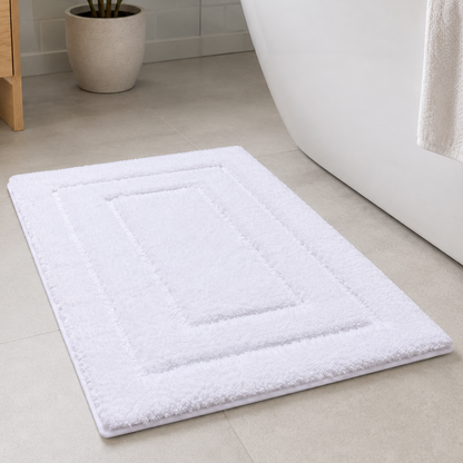 CloudStep | Non-Slip Bath Mat with Ultra-Absorbent Microfiber | Modern Bathroom Rug for Safety and Comfort 45