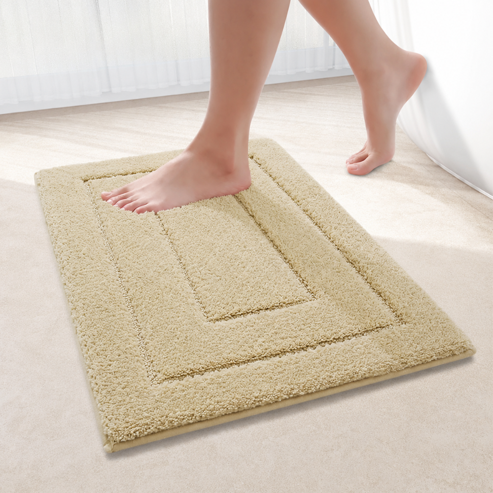 CloudStep | Non-Slip Bath Mat with Ultra-Absorbent Microfiber | Modern Bathroom Rug for Safety and Comfort 46