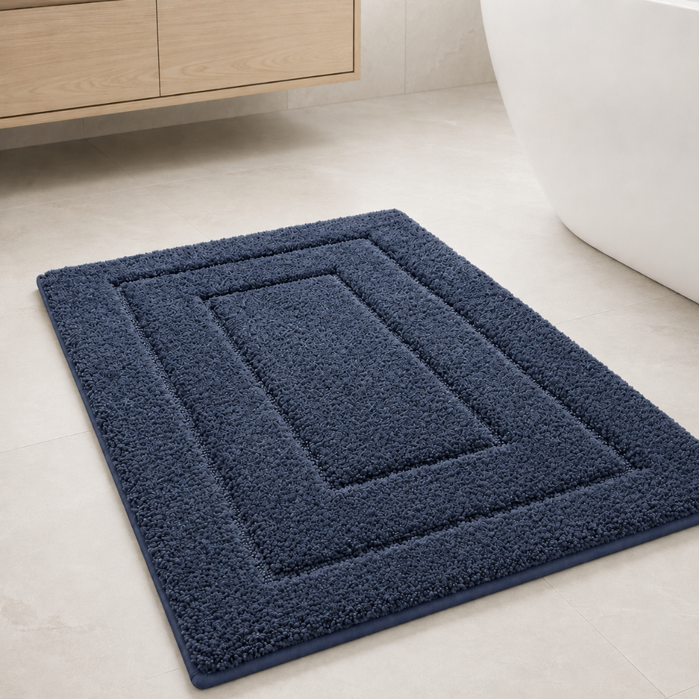 CloudStep | Non-Slip Bath Mat with Ultra-Absorbent Microfiber | Modern Bathroom Rug for Safety and Comfort 5