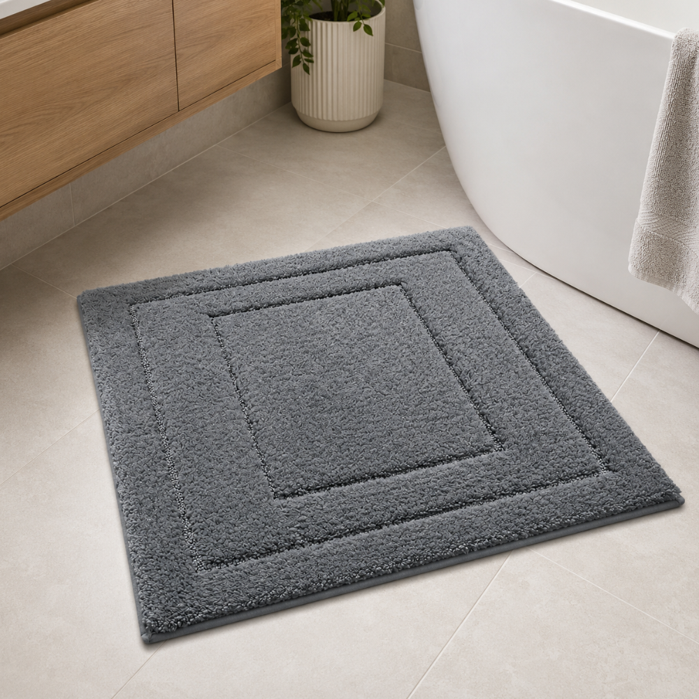 CloudStep | Non-Slip Bath Mat with Ultra-Absorbent Microfiber | Modern Bathroom Rug for Safety and Comfort 52