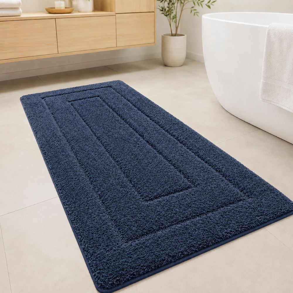 CloudStep | Non-Slip Bath Mat with Ultra-Absorbent Microfiber | Modern Bathroom Rug for Safety and Comfort 6