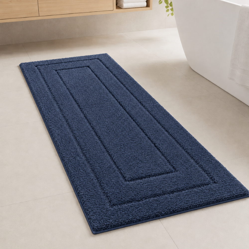 CloudStep | Non-Slip Bath Mat with Ultra-Absorbent Microfiber | Modern Bathroom Rug for Safety and Comfort 7