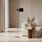 Coupé | Adjustable Black Floor Lamp with Flexible Illumination | Modern Standing Lamp for Stylish Living Rooms 0